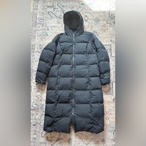 Eddie Bauer Maxi Black Puffer Jacket